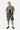 T-shirt Joinville Kaki numéro 3 porté par un mannequin homme blond avec short assorti, chaussettes rayées, vue de face