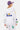 Sweat à capuche Jungle Gris Chiné porté de dos par une mannequin avec casquette violette, inscription No Snitch bleu marine