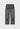 Jean Pretty Gris à plat, de face, coupe droite grise, fleurs de lys brodées noires sur les jambes
