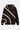 Hoodie Elevenparis Tulipe Cacao tie-dye noir motif diagonales écru - vue dos fond studio